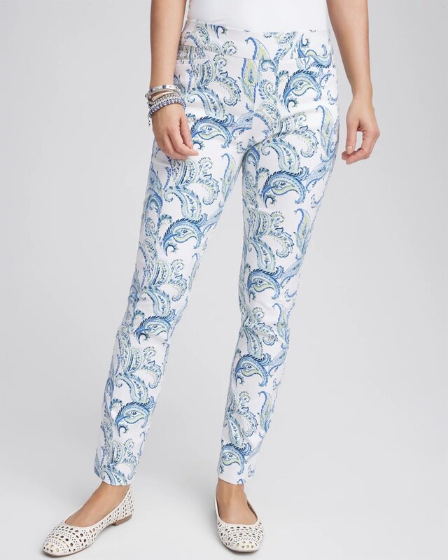 Brigitte Paisley Ankle Pants